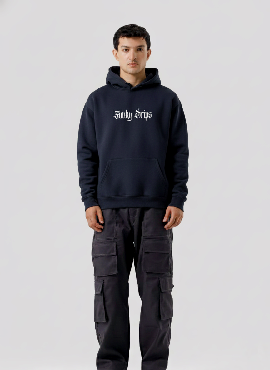 Oversized NAVY HOODIE