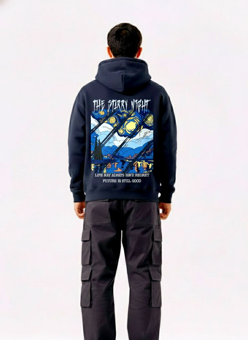 OVERSIZED HOODIE PRINTED