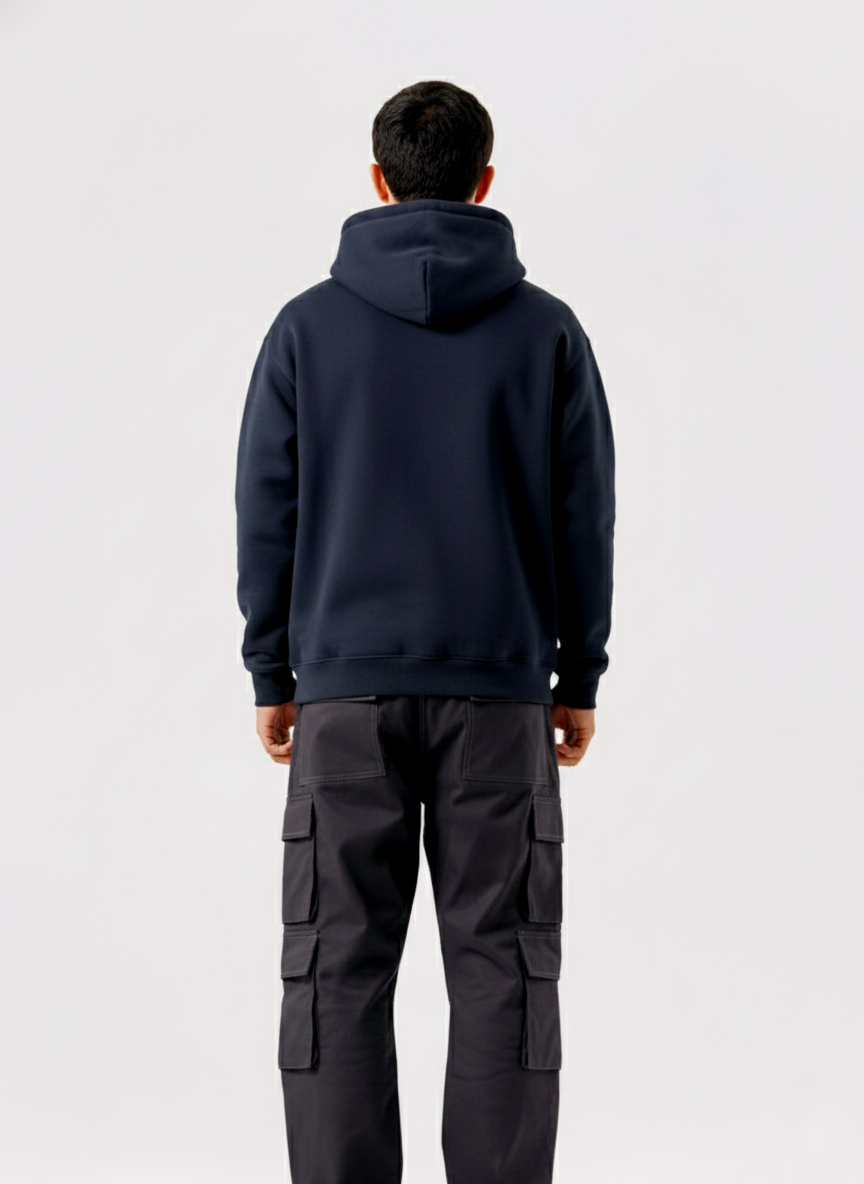 Oversized NAVY HOODIE