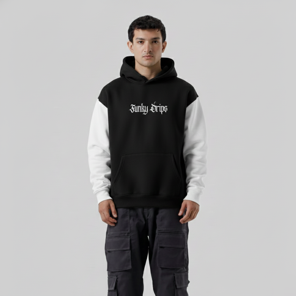 Oversized hoodie back printed
