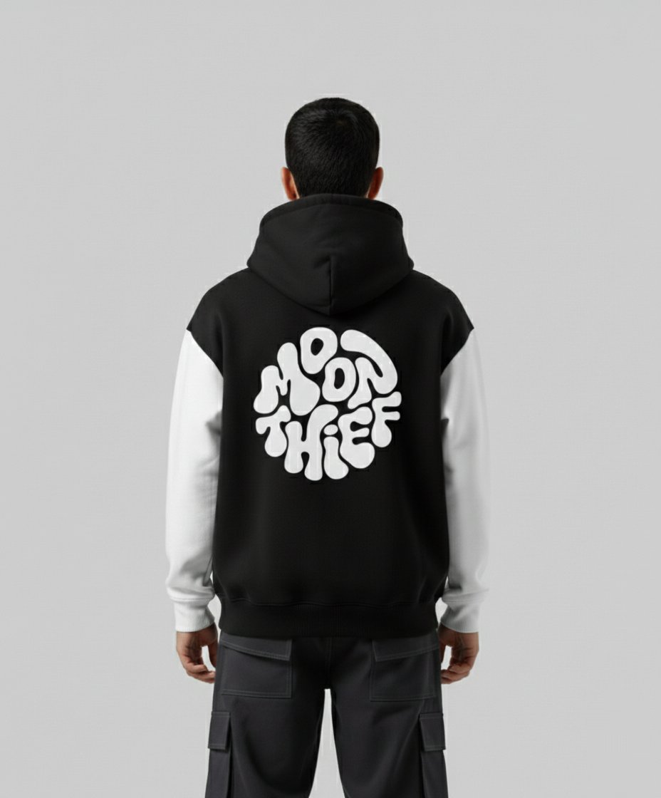 Oversized hoodie back printed