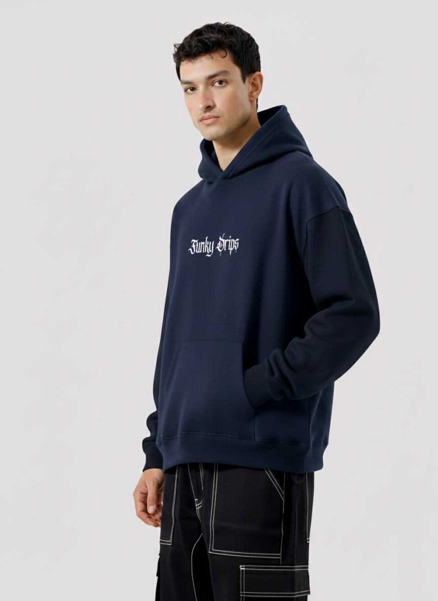 Oversized NAVY HOODIE