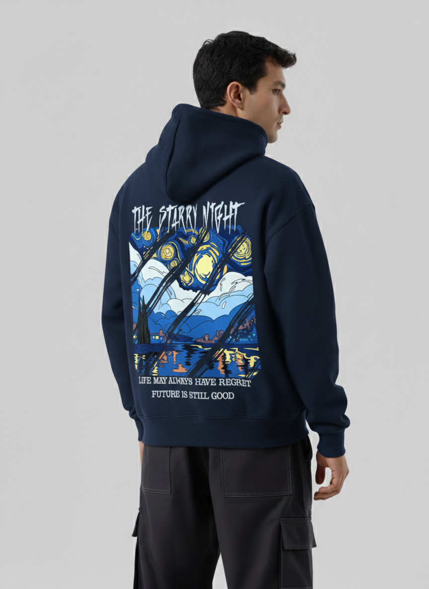 OVERSIZED HOODIE PRINTED